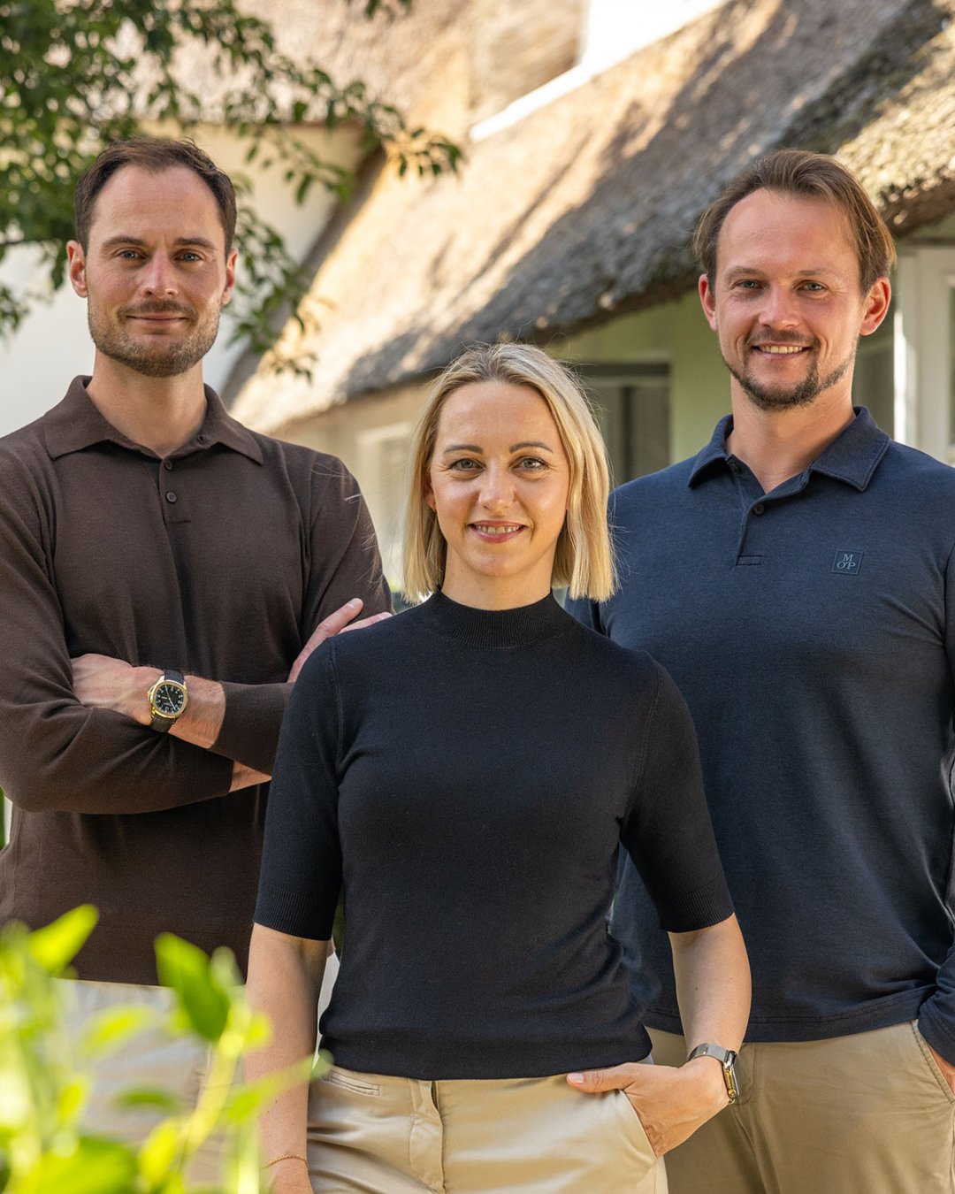 Das Team von Mogck+Partner: Maximilian Mogck, Katja Thomsen und Lars-Niklas Fuhlendorf