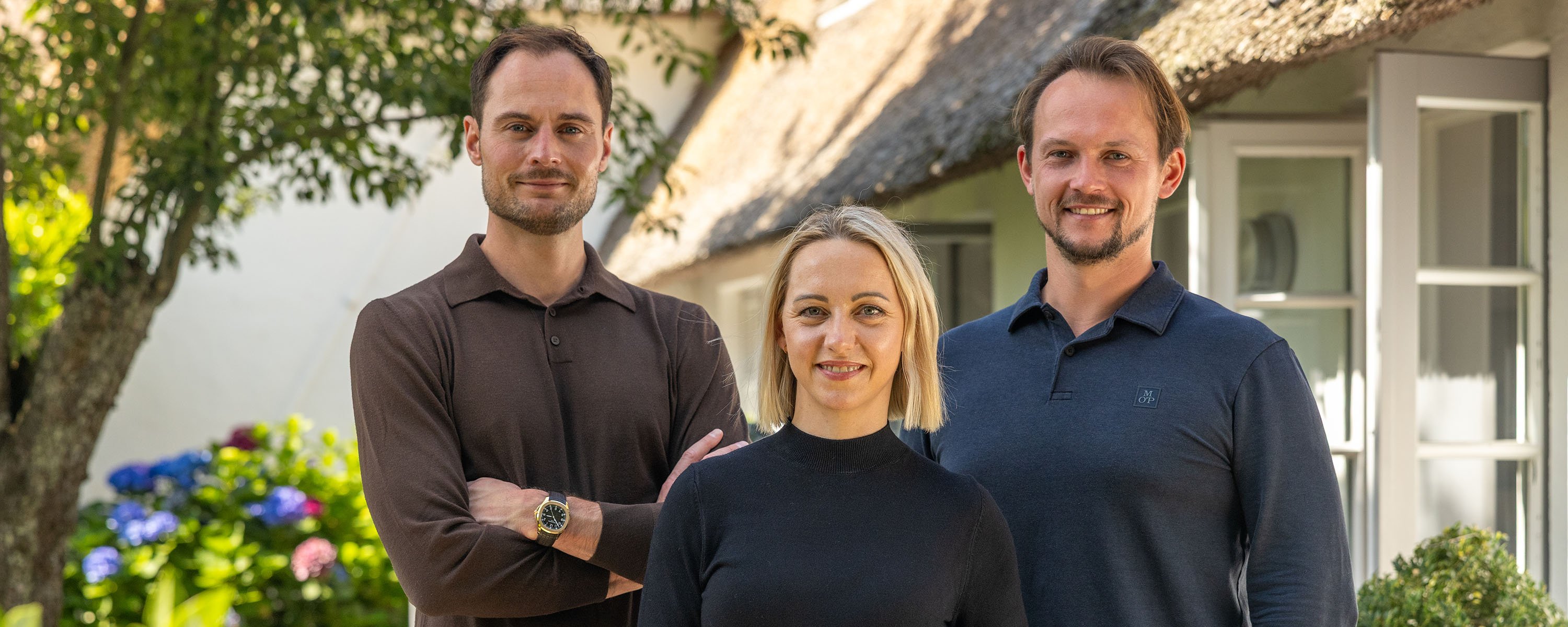 Das Team von Mogck+Partner: Maximilian Mogck, Katja Thomsen und Lars-Niklas Fuhlendorf